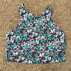 Athleta Floral Patterned Women's Sports Bra
